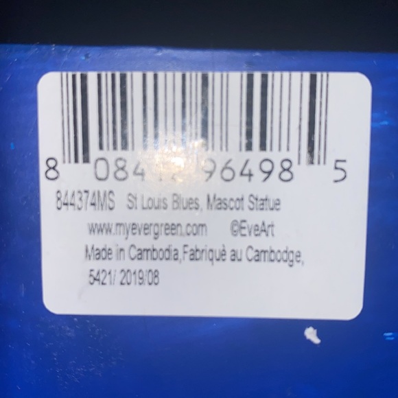 ST LOUIS BLUES “LOUIE” MASCOT STATUE - Picture 7 of 7